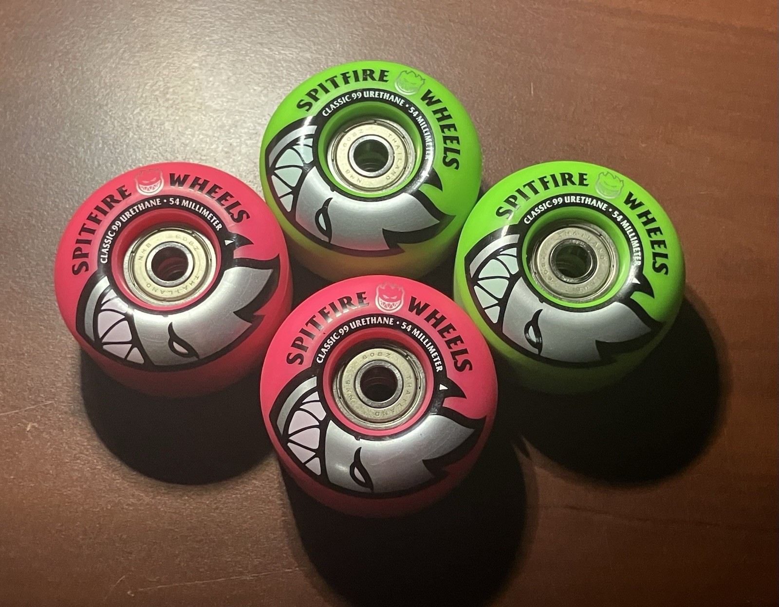 Spitfire Classic Skateboard Wheels 54mm Bighead Skateboard 99 Urethane Spit Fire