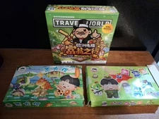 Lot of 3 Chinese Pocket/Travel Board Games Complete