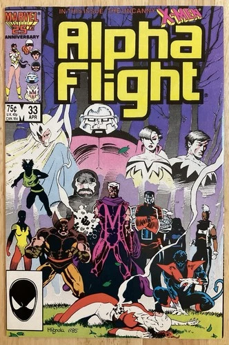 Alpha Flight #33 (Marvel 1986) VF/NM 1st Appearance of Lady Deathstrike
