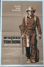 Tom Horn (Steve McQueen) Theater Poster 27" X 40" Folded Excellent Condition