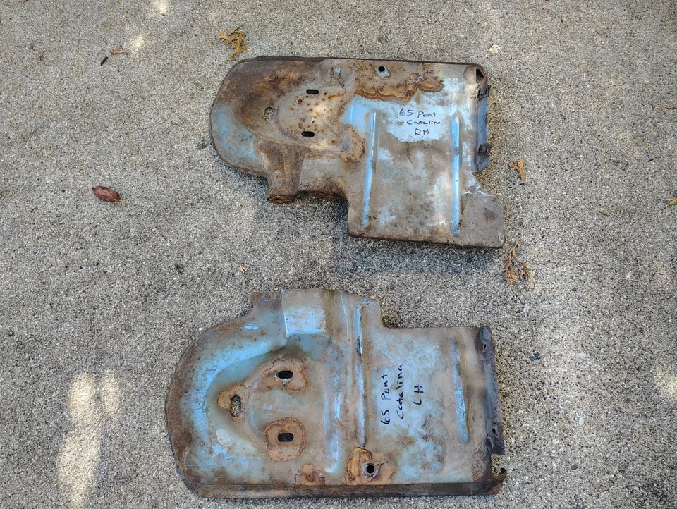 1965 Pontiac Catalina Bonneville Grand Prix Lower Fender Filler Access Panels - Image 4 of 4