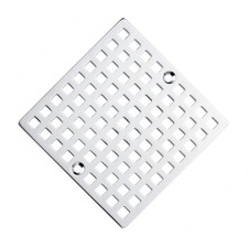 Square Shower Drain Cover, 4 Inch, SUS304 Stainless Steel, Hair Catcher Filte...