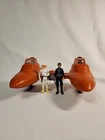 Vintage Star Wars ESB Twin-Pod Cloud Car Complete w/ 2 Drivers 1980 Kenner