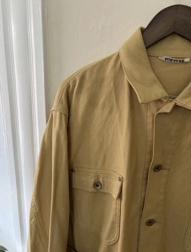 Auralee Cotton Canvas Chore Jacket Made in Japan (Yellow) image 2