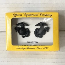 Officers' Equipment Company Enlisted Service Collar Ornament Marine Military