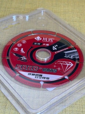 Diamond Cutting Wheel 4'' for Metal, Cut Off Wheel with 5000+ Cuts 105x20x3.5mm**