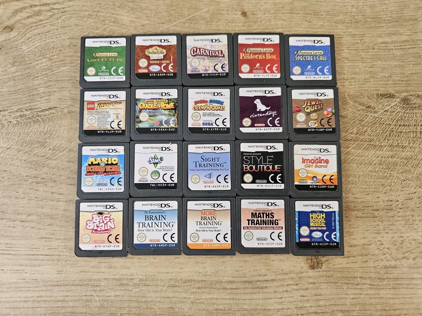 20x Nintendo DS Games Carts Only Mario Vs Donkey Kong The Sims Nintendogs Etc