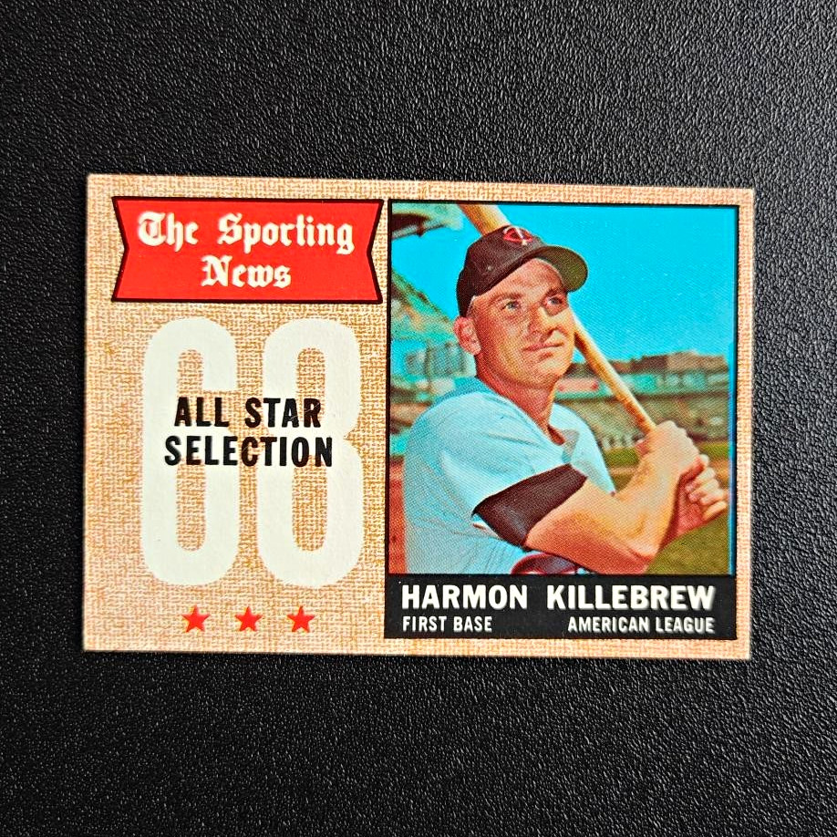 1968 Topps Harmon Killebrew #361 Sporting News All-Star Twins HOF Vintage