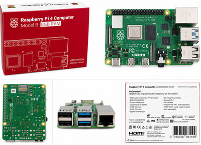 Raspberry Pi 4 Model B 8GB RAM Single Board Computer New Genuine In Box