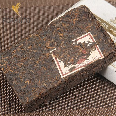2006 Jinfan Brick Tea 2852 Pu'er Tea Golden Sail Old Ripe Puer Tea Brick 250g