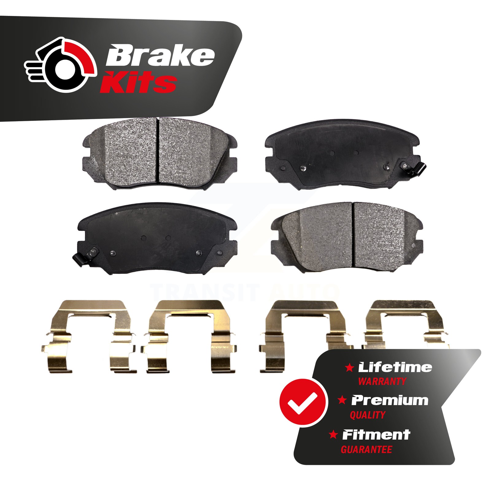 Front Ceramic Brake Pads For 2010-2017 Chevrolet Equinox GMC Terrain