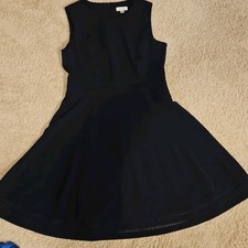 Calvin Klein Fit & Flare Navy Sleeveless Dress Size 12