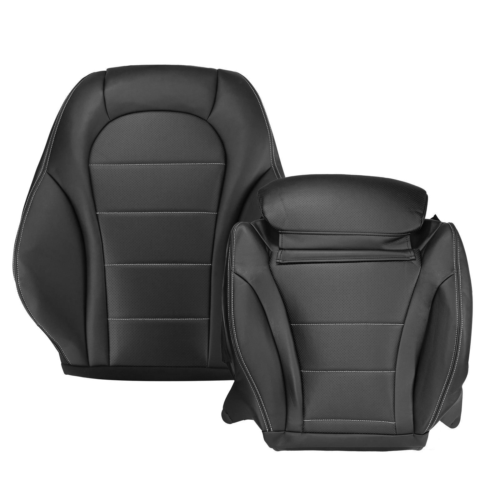 Driver Bottom Leather Seat Cover for Mercedes Benz C250 C300 C350 C400 2015-2021