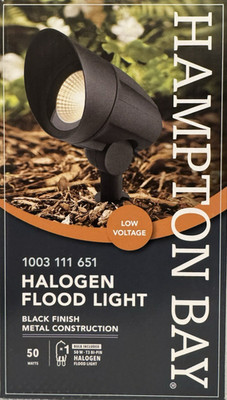 Hampton Bay 50-Watt Low Voltage Flood Light - Black
