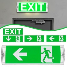 LED Notleuchte Notbeleuchtung Beleuchtetes Notausgangsschild Fluchtwegleuchte