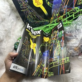 K'Nex Super Cyclone Coaster 675 Pieces NEW SEALED 2011 Knex Rollercoaster