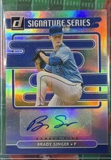 2021 Panini Donruss - Signature Series Brady Singer #SS-BS (AU, RC)