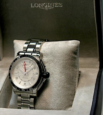Longines GMT (2. Zeitzone) Automatik Ref. L3.668.4 ungetragen