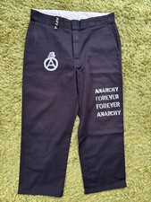 Dickies Punk Custom Work Pants 36W Black Workwear Japan