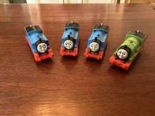 Lot of 4 Thomas Trains And Percy Motorized Tested 2013 Mattel