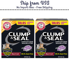 X2 Arm Hammer Clump Seal Clumping Multi-Cat Clay Cat Litter 28lb