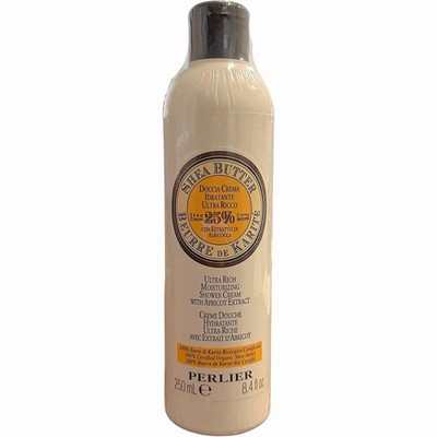 Perlier Shea Butter Ultra Rich Moisturizing Shower Cream- Apricot Extract 8.4oz