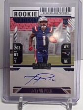 JA'LYNN POLK 2024 CONTENDERS ROOKIE TICKET AUTOGRAPH #118 RC AUTO PATRIOTS
