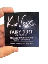 K Voss Fairy Dust Pressed Highlighter in Moonlight / Starkissed 8g .282oz NIB