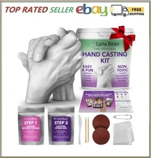 Luna Bean Hand Casting Kit – The Original Hand Mold Kit for Couples – Birthda...