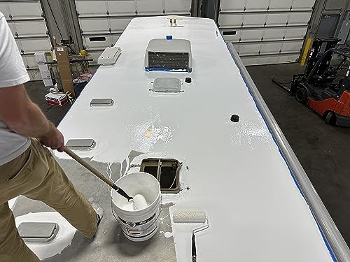 100% Silicone Roof Sealant - Self Leveling - Complete 1 Gallon Black