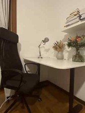 SEDIA DA UFFICIO IKEA, MODELLO MARKUS, COLORE NERO 62X140 CM