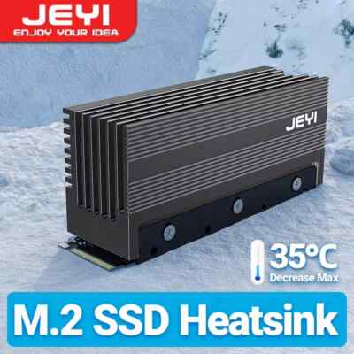JEYI M.2 2280 SSD Kühlkörper Aluminium Heatsink für NVMe NGFF PCIe SSD