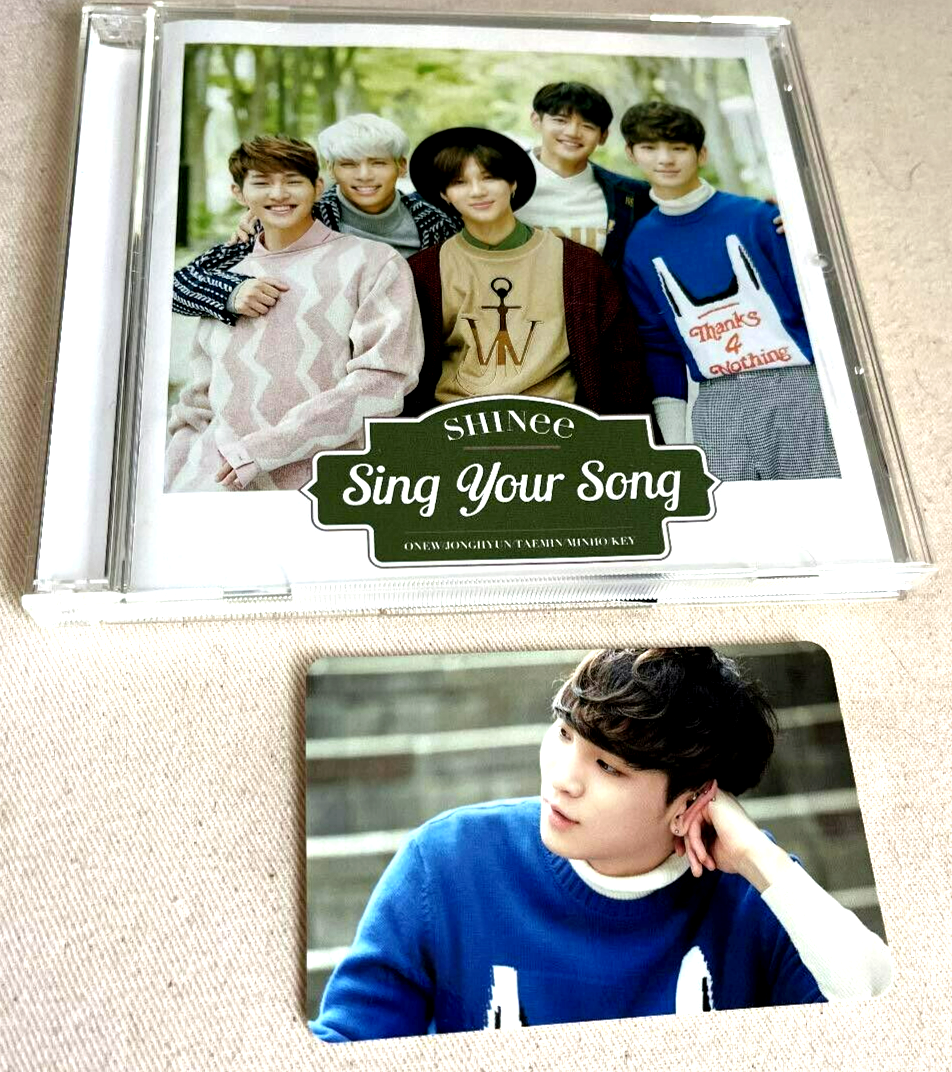 SHINee★未開封CD6枚　Sing your Song 　初回盤トレカ　FC SHINee☆未開封CD6枚 Sing your Song 初回盤トレカ FC