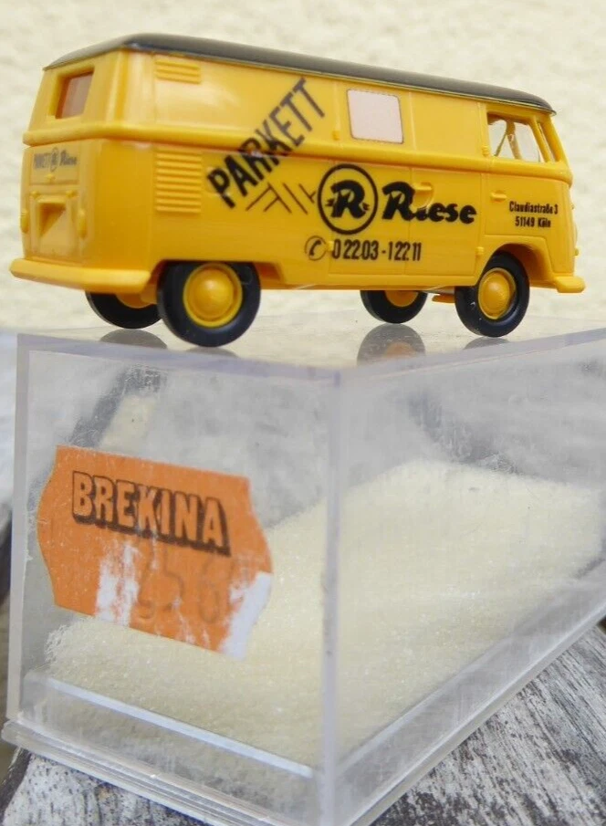 BREKINA 32560 H0 1:87 Volkswagen VW Bulli Bus VW T 1 Trasportatore Gigante Köln - Immagine 2 di 2