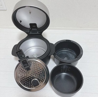 K03A-BK Balmuda 3 cooked electric rice cooker The Gohan Black AC100V