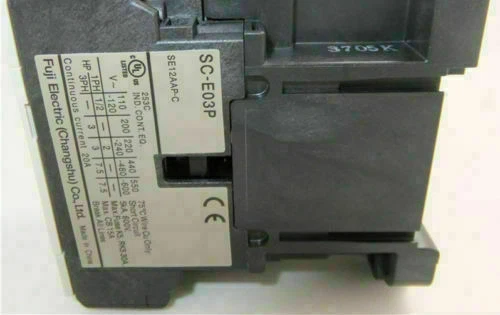 One New Fuji SC-E03P 220VAC Contactor SCE03P Free Shipping - Picture 2 of 2