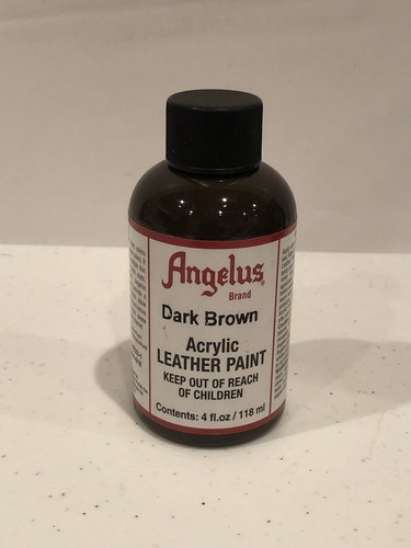 angelus dark brown acrylic leather paint