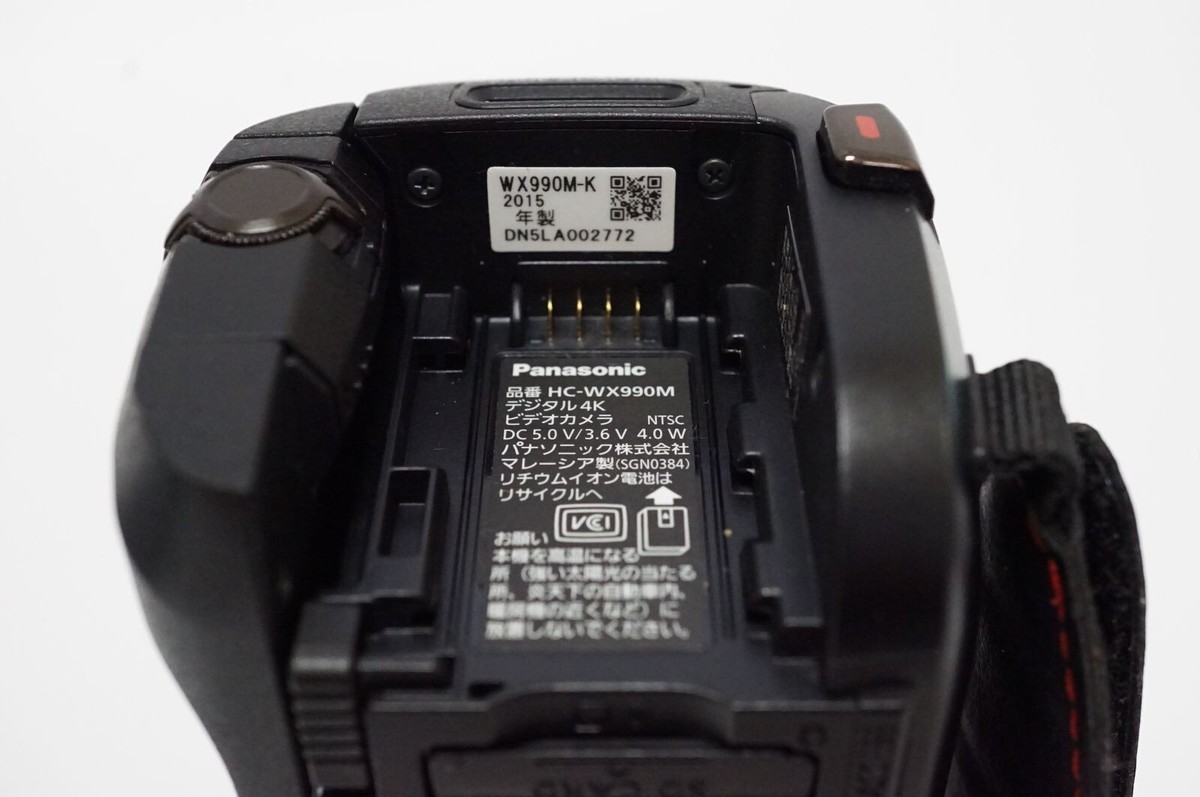 Panasonic ビデオカメラ hc-wx990m 4k ほぼ新品】4Kハンディ