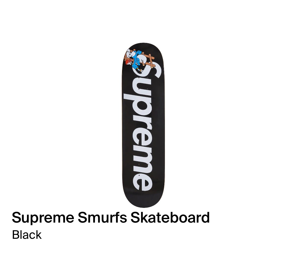 supreme skateboard deck (Smurf)-image