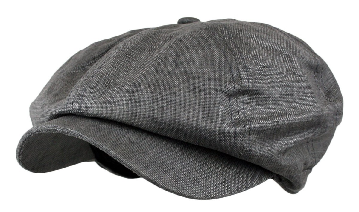 Classic Men's Linen 8 Panel Applejack Gatsby Newsboy Ivy Hat