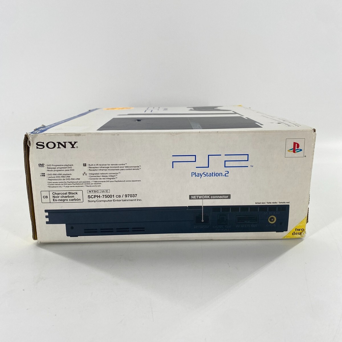 Sony Playstation 2 PS2 Slim Black Console Bundle Complete in