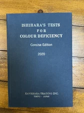 Ishihara Test Chart Book for Color Deficiency