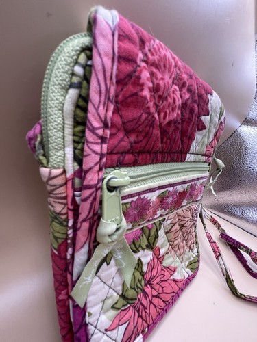 Borsa a tracolla Vera Bradley rosa floreale - Hello Dahlia - mini hipster usata - Foto 15 di 19