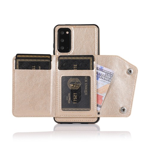 For iPhone 14 13 12 11 Leather Wallet Magnetic Case Screen Protection Shockproof - Picture 11 of 26