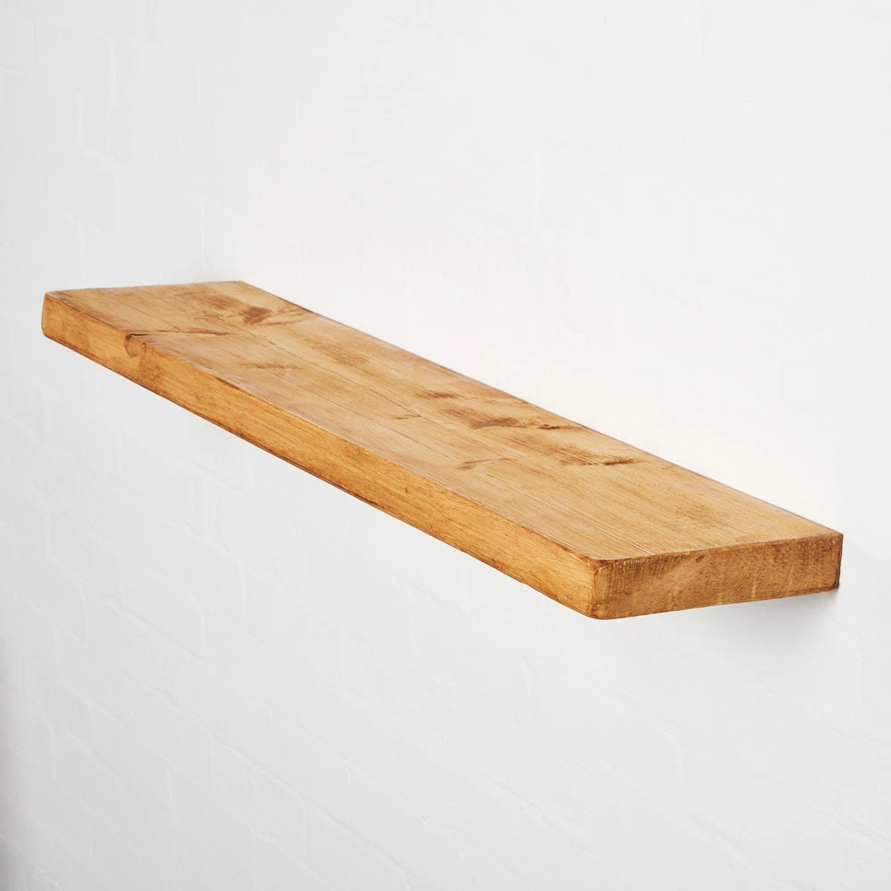 Reclaimed Rustic Scaffold Boards / Shelves - Sanded & Waxed - Lengths & Colours
