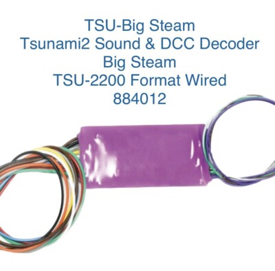 Soundtraxx TSU 2200 Tsunami2 Sound & DCC Decoder Big Steam 884012 FREE SHIPPING