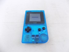 Like New Gameboy Pocket Lite Clear Blue IPS Handheld Console