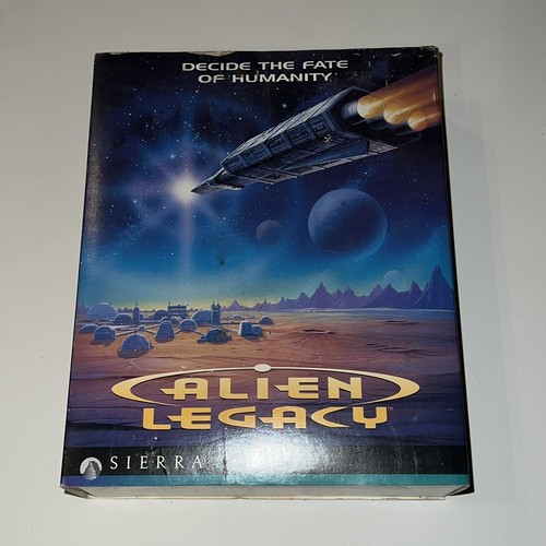 Sierra Alien Legacy MS-DOS 3,5" IBM PC Big Box 1994 TESTATO! - Foto 2 di 5