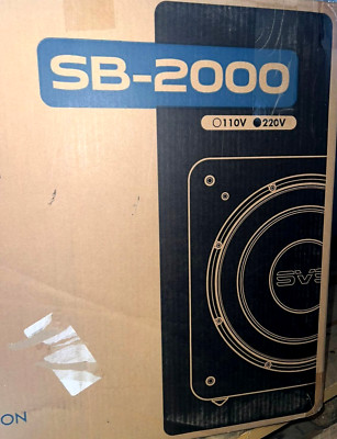SVS SB-2000 Black Ash 0.1-Kanal-Subwoofer kabelgebunden 500W Schwarz NEU #
