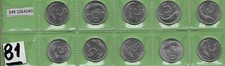 @lotto 10 monete 5 lire del 1981 italia repubblica